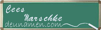Cees Marschke Visitenkarte